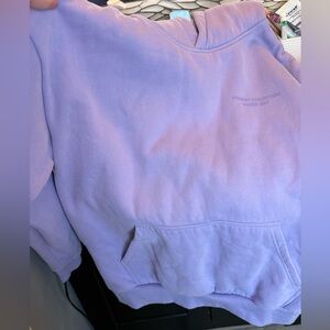 Lavender comfrt Pullover Hoodie with Front Pocket